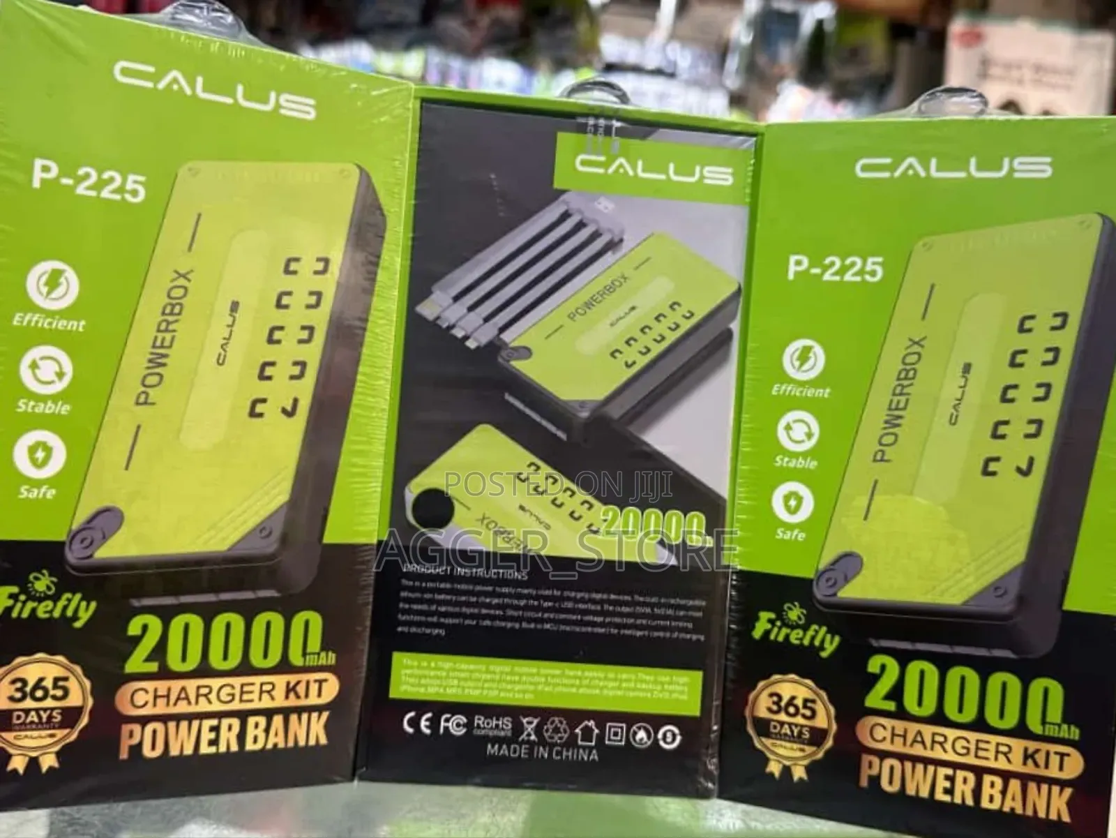 Calus P-225 Green Fast Charging Powerbank 20000mah