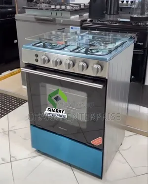 4 Plates Hisense Full Gas Cooker 60cm* 60cm With Gas Oven