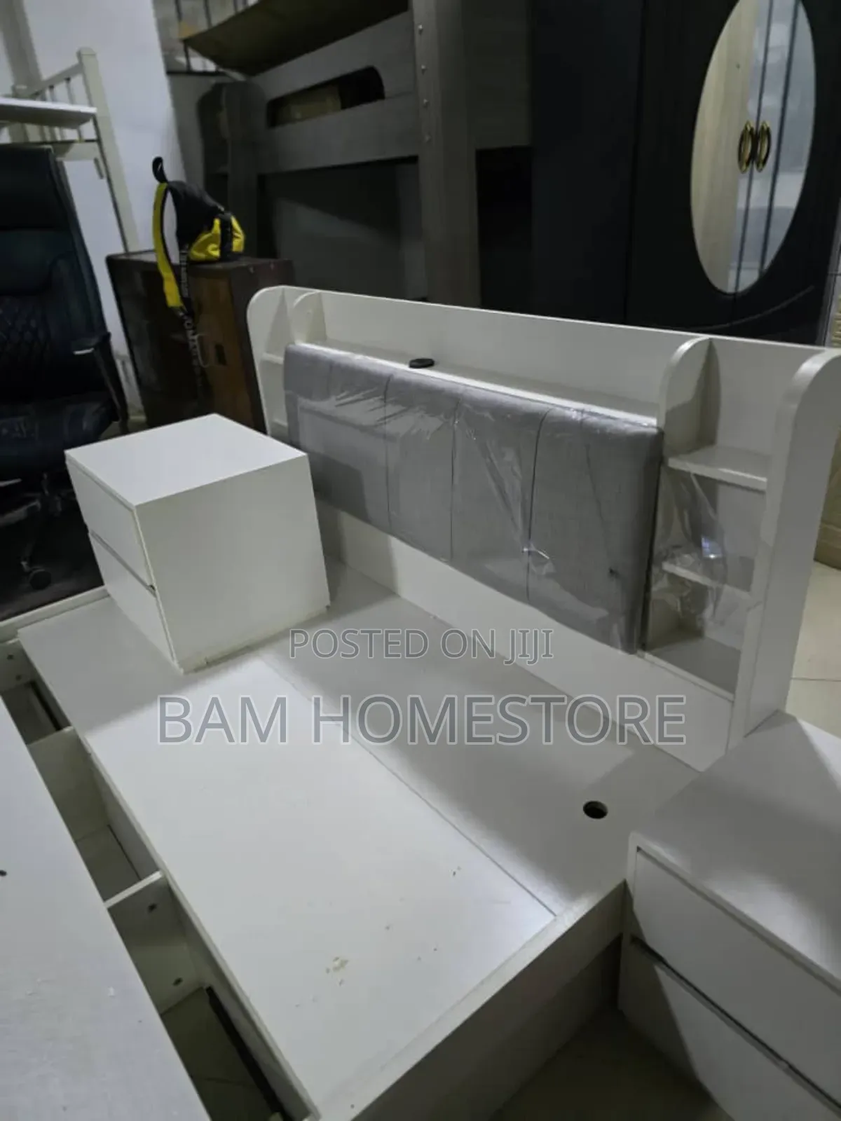 Modern Bed With Side Table (5*6 and 6*6)