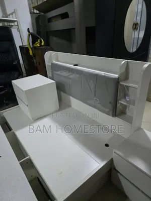 Modern Bed With Side Table (5*6 and 6*6)