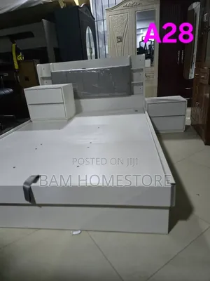 Modern Bed With Side Table (5*6 and 6*6)