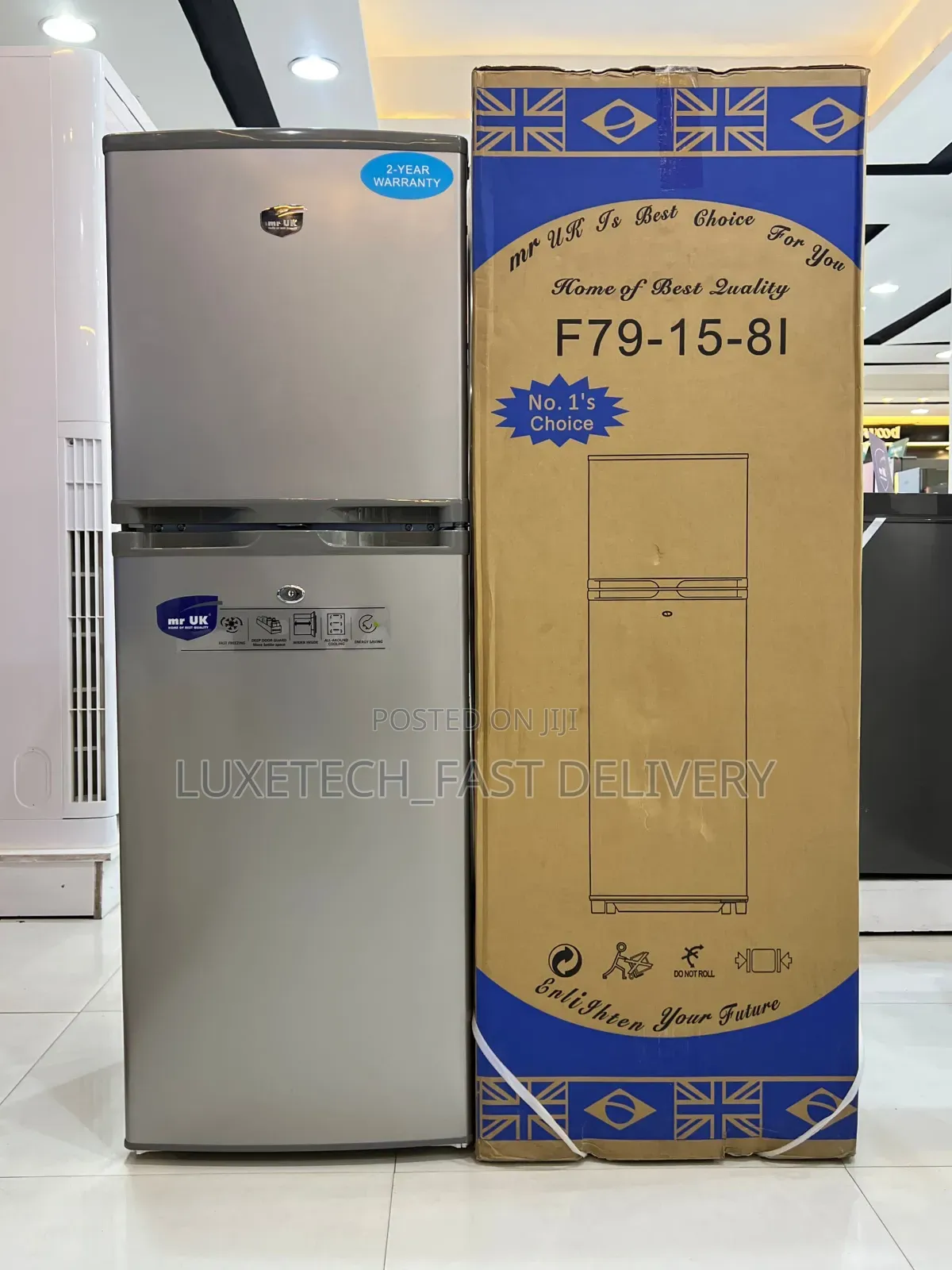 Mr Uk Refrigerator 158 Liters Inox Best for Home/Office