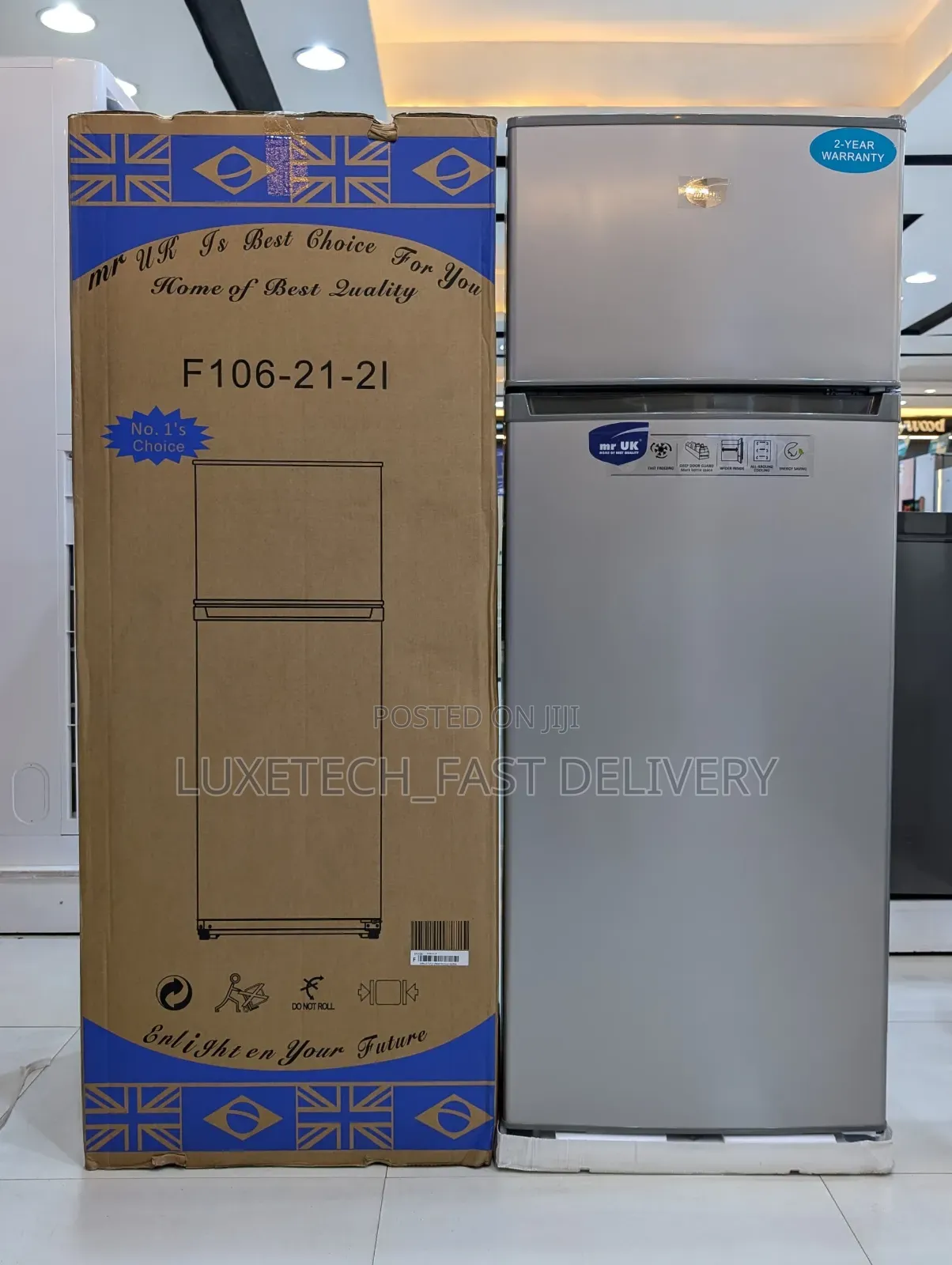 Mr Uk Refrigerator 212 Liters Fast Cooling and Freezing