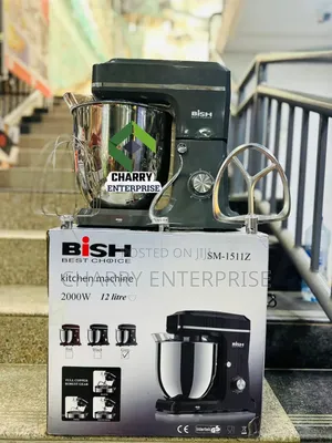 Powerful 3 in 1 Bish Stand Mixer 12l 1800watts