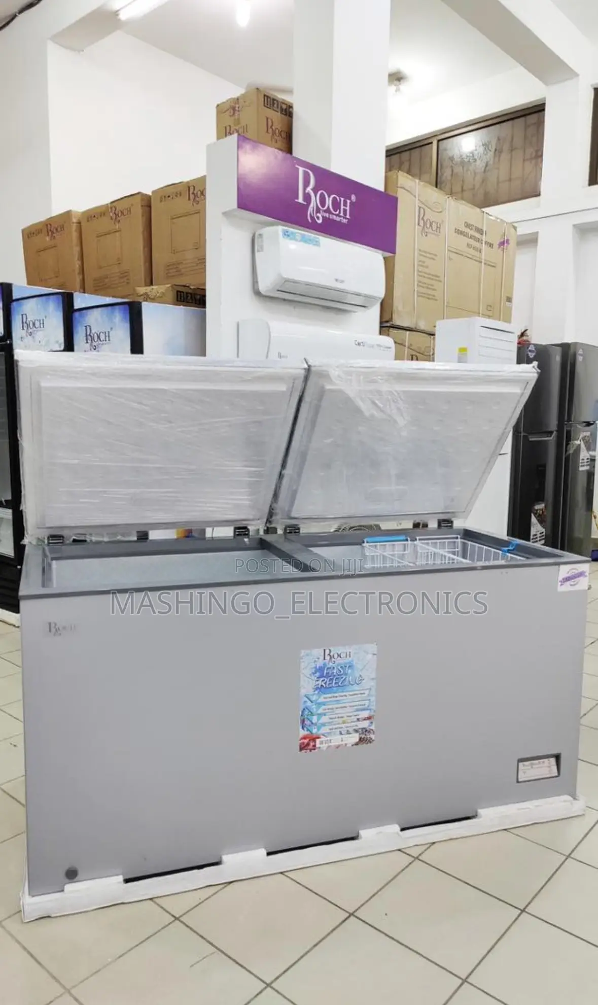 508 Liters Roch Freezer Double Doors