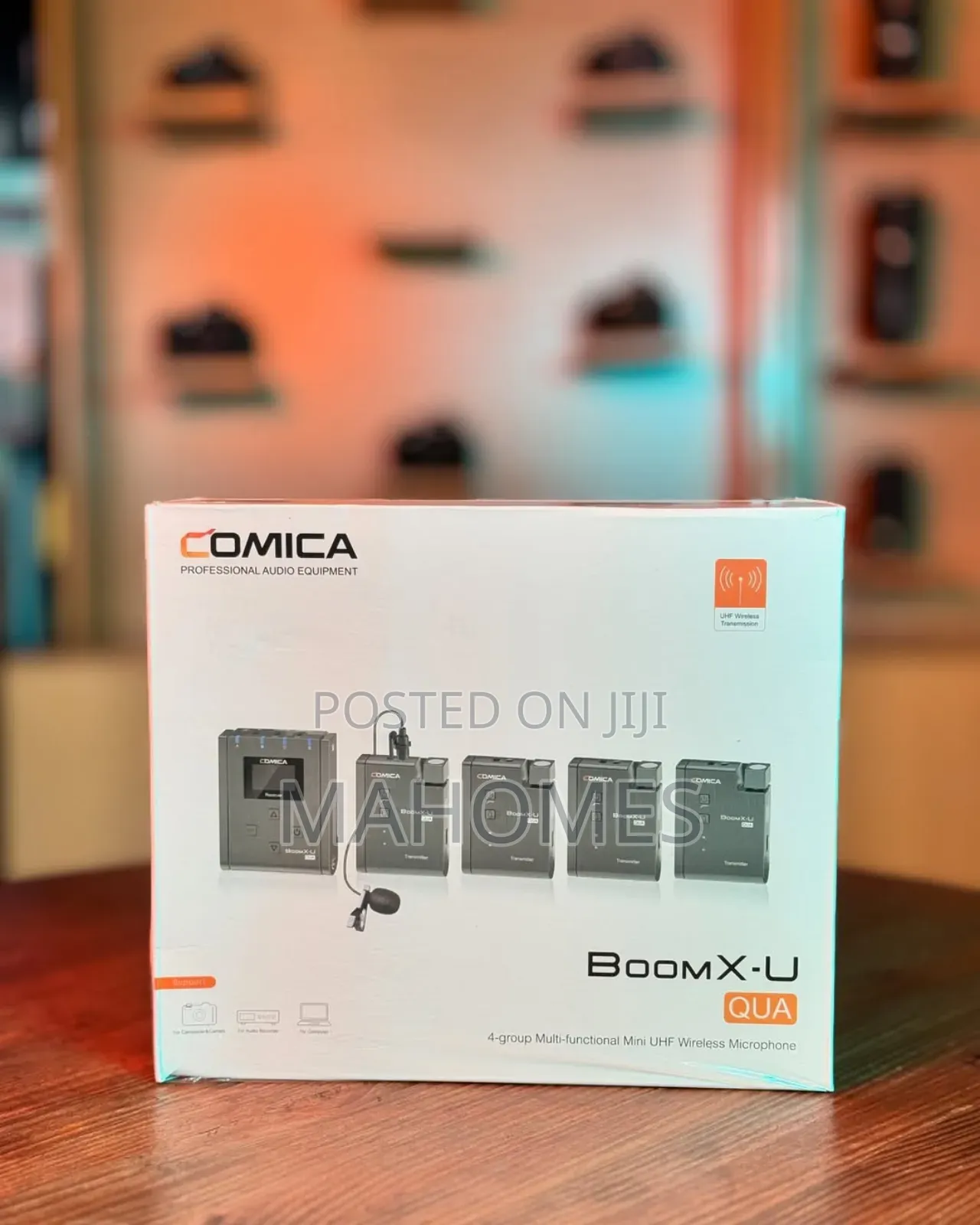 Comica Audio Boomx-U Qua Ultracompact 4-Person Wireless Microphone