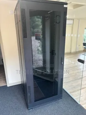Evi Cabinet 42u 1 X 6 Way Pdu, 3 Shelfs 4 Fans Included