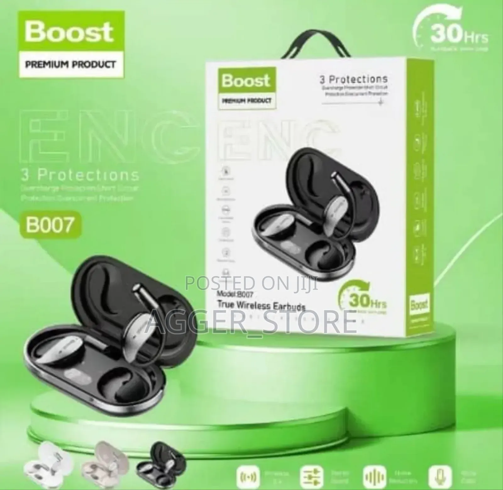 Boost Earhook Earbuds Original