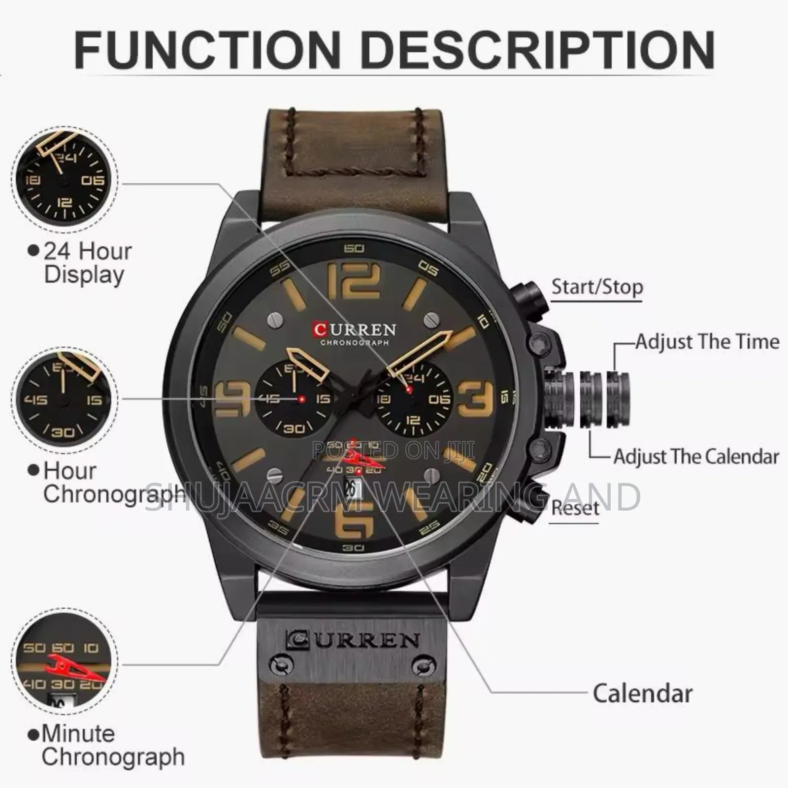 Curren Watches Leather