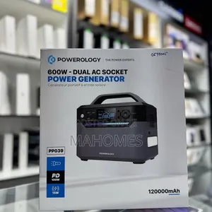 Powerology 600w Dual Ac Socket Power Generator