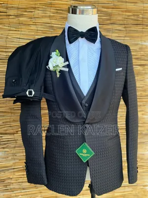 Brand Marco Lorenzo Black Tuxedo Suit