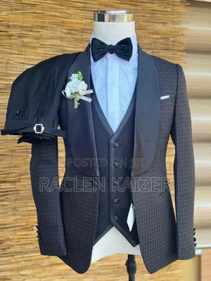 Brand Marco Lorenzo Black Tuxedo Suit