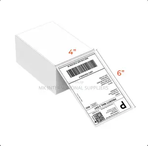 Fanfold Shipping Barcode Label 4” X 6” Inch 500 Labels