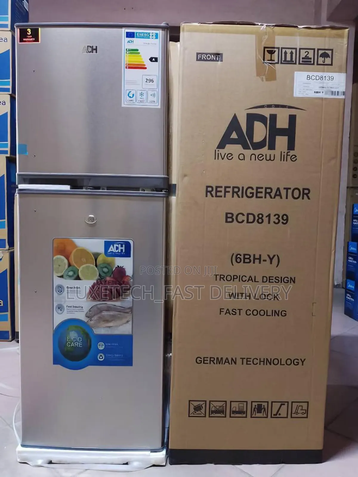 Adh Refrigerator 170l Fast Cooling and Freezing