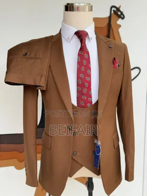 Brown Plain Suit