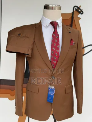 3 Pieces Brown Suit
