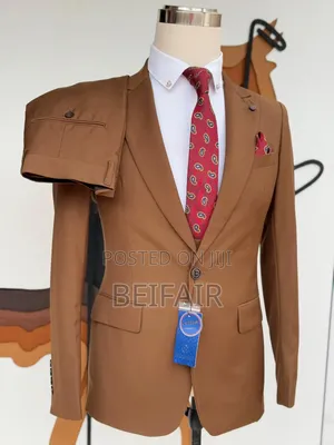 3 Pieces Brown Suit