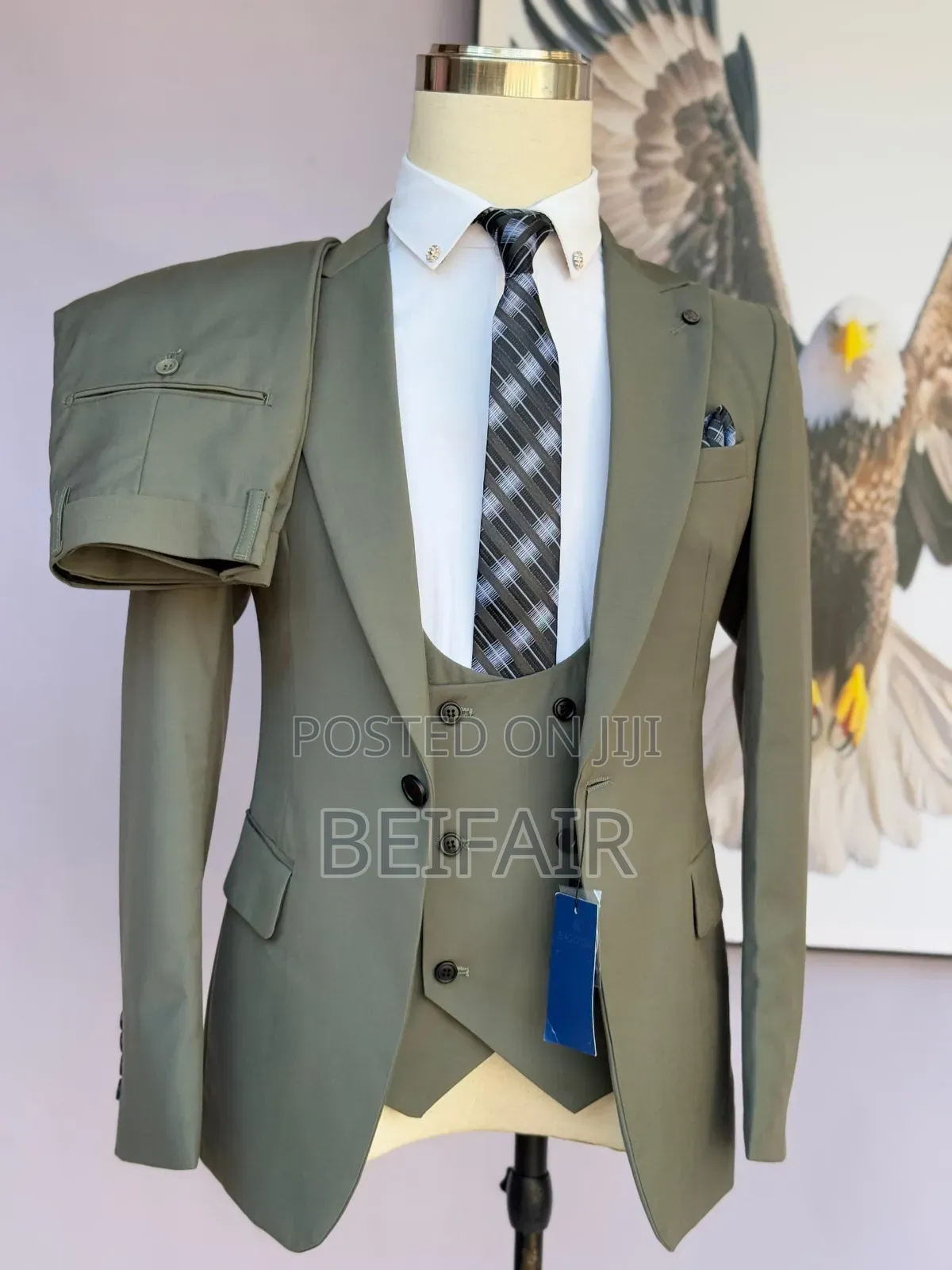 Dull Green Suit