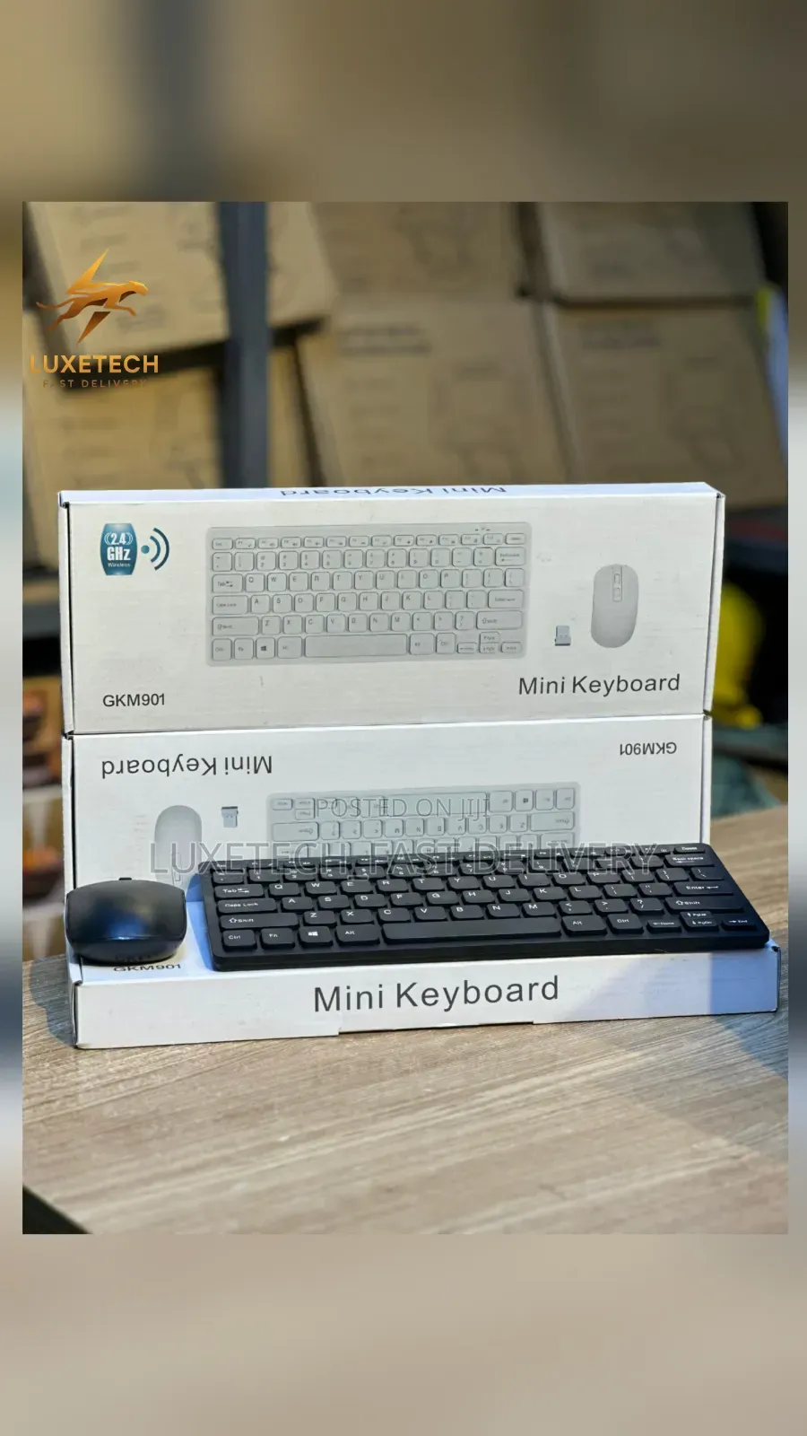 Gkm901 Mini Wireless Keyboard and Mouse Combo