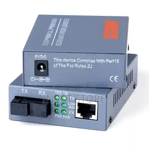 Pair HTB-Gs-03 Gigabit Fiber Optical Media Converter Single Fiber