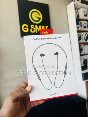 Oneplus Bullets Wireless Z2 Anc Bluetooth Earphones Neckband Black