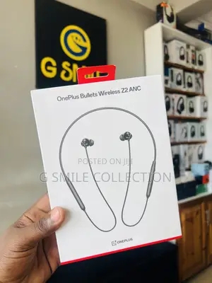 Oneplus Bullets Wireless Z2 Anc Bluetooth Earphones Neckband Black