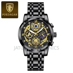 P O E D G a R Watch Brand Double Watch (Digital Analogy)