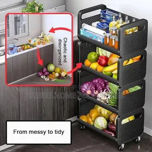 Kitchen Storage Rolling Cart With Wheels