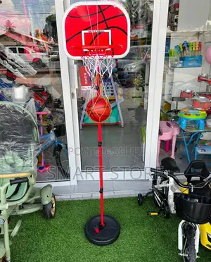 Portable Adjustable Basketball Hoop Set