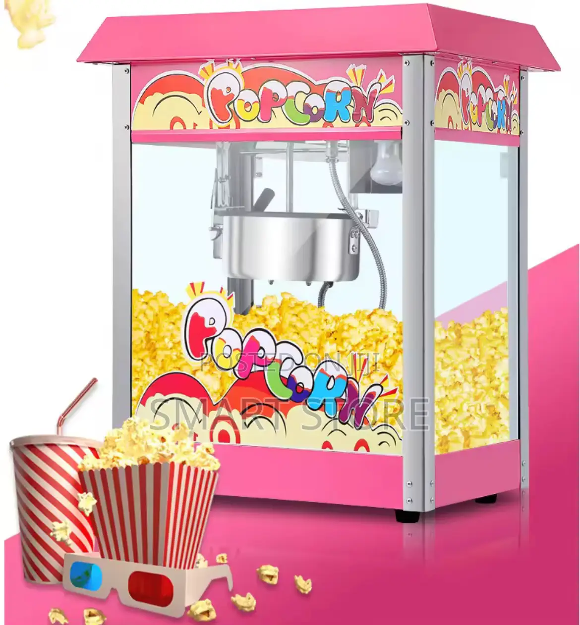 New Electric Popcorn Machine – 20kg Capacity