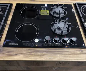 Homebase Built in Cooker 2 Gas and 2 Electric Hob