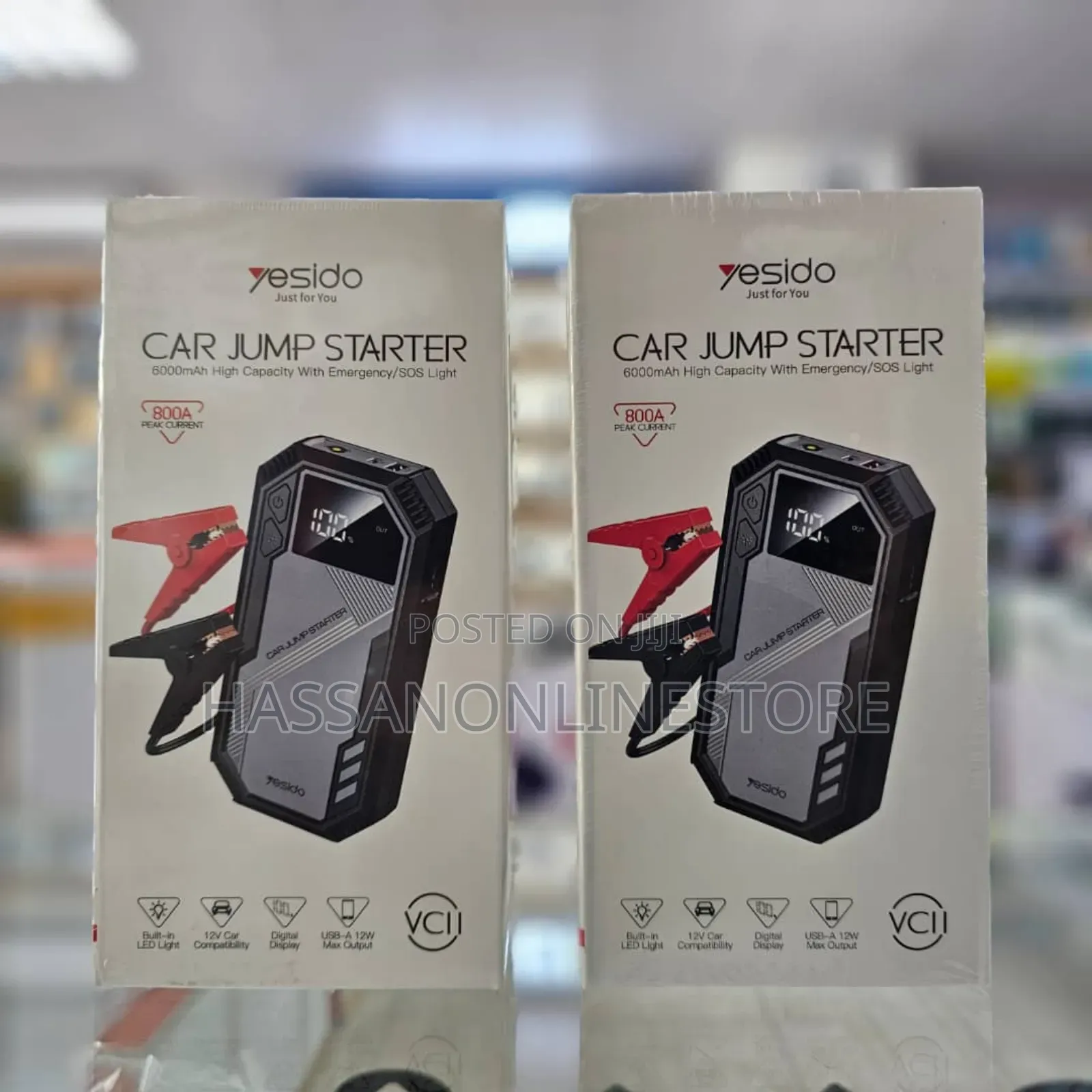 Yesido Vc11 6000 Mah Car Jump Starter