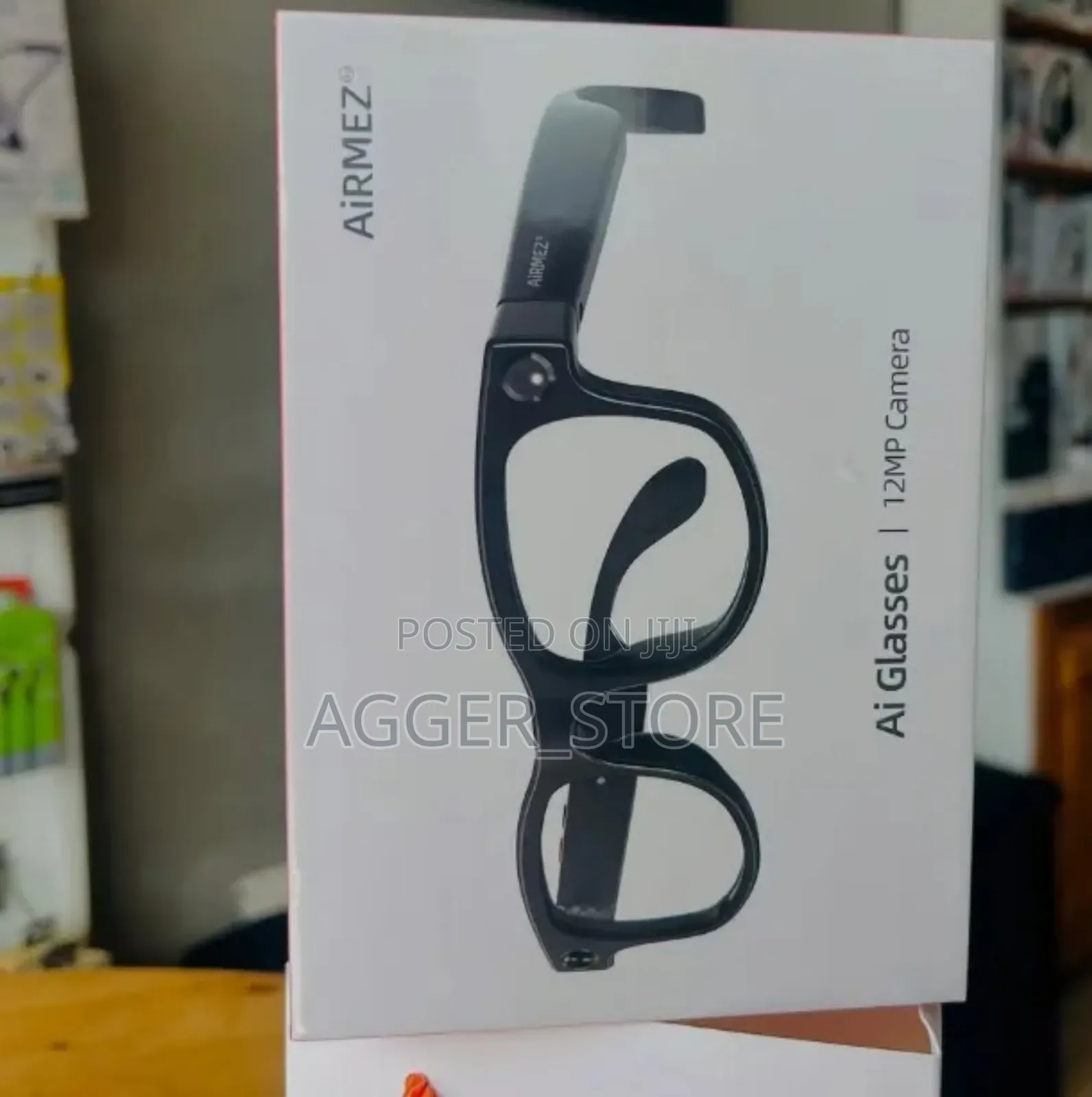 Airmez Ai Glasses (Bluetooth Earphones Plus 12mp Camera)
