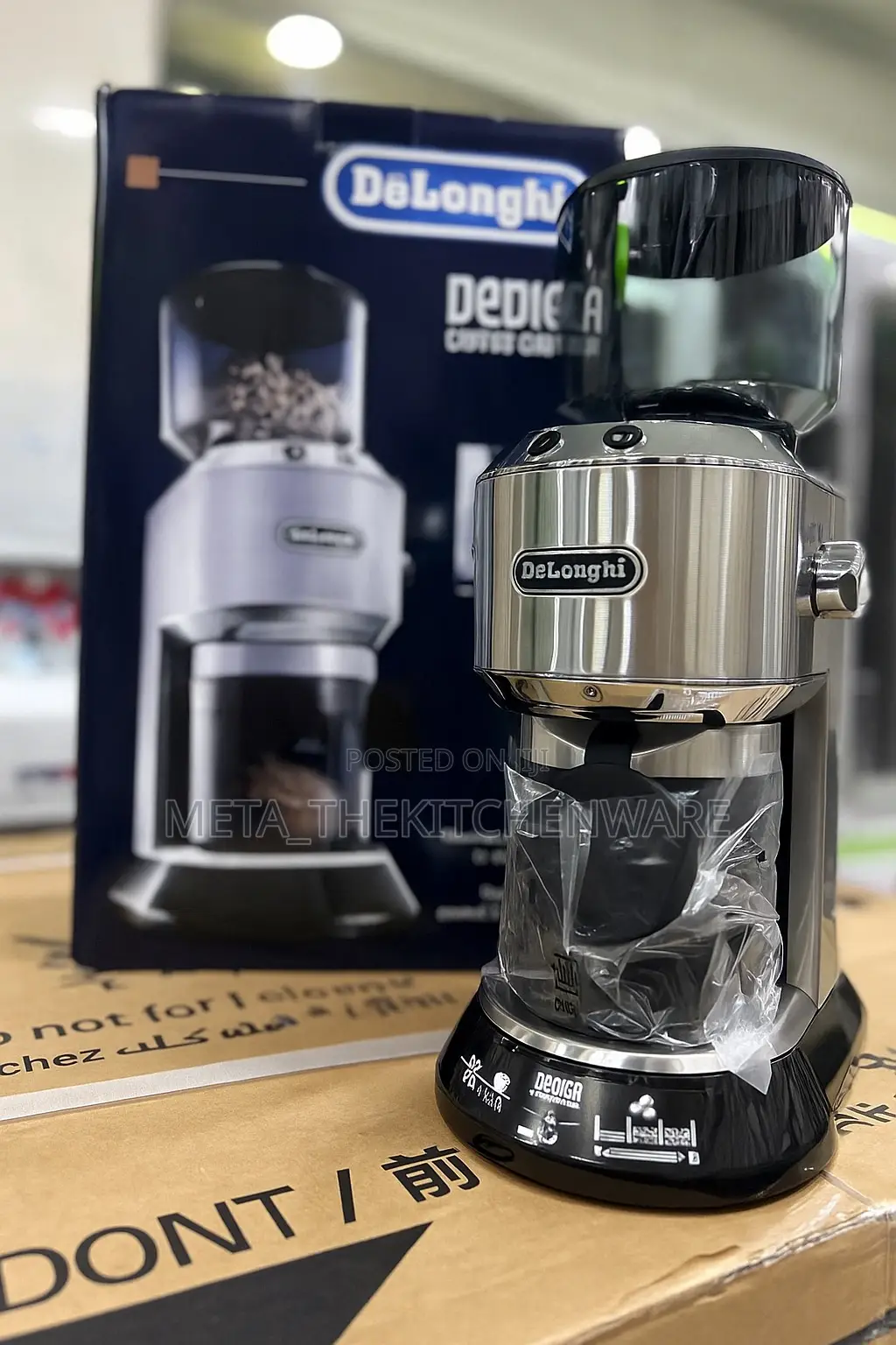 De'longhi Digital Coffee Grinder Kg521m