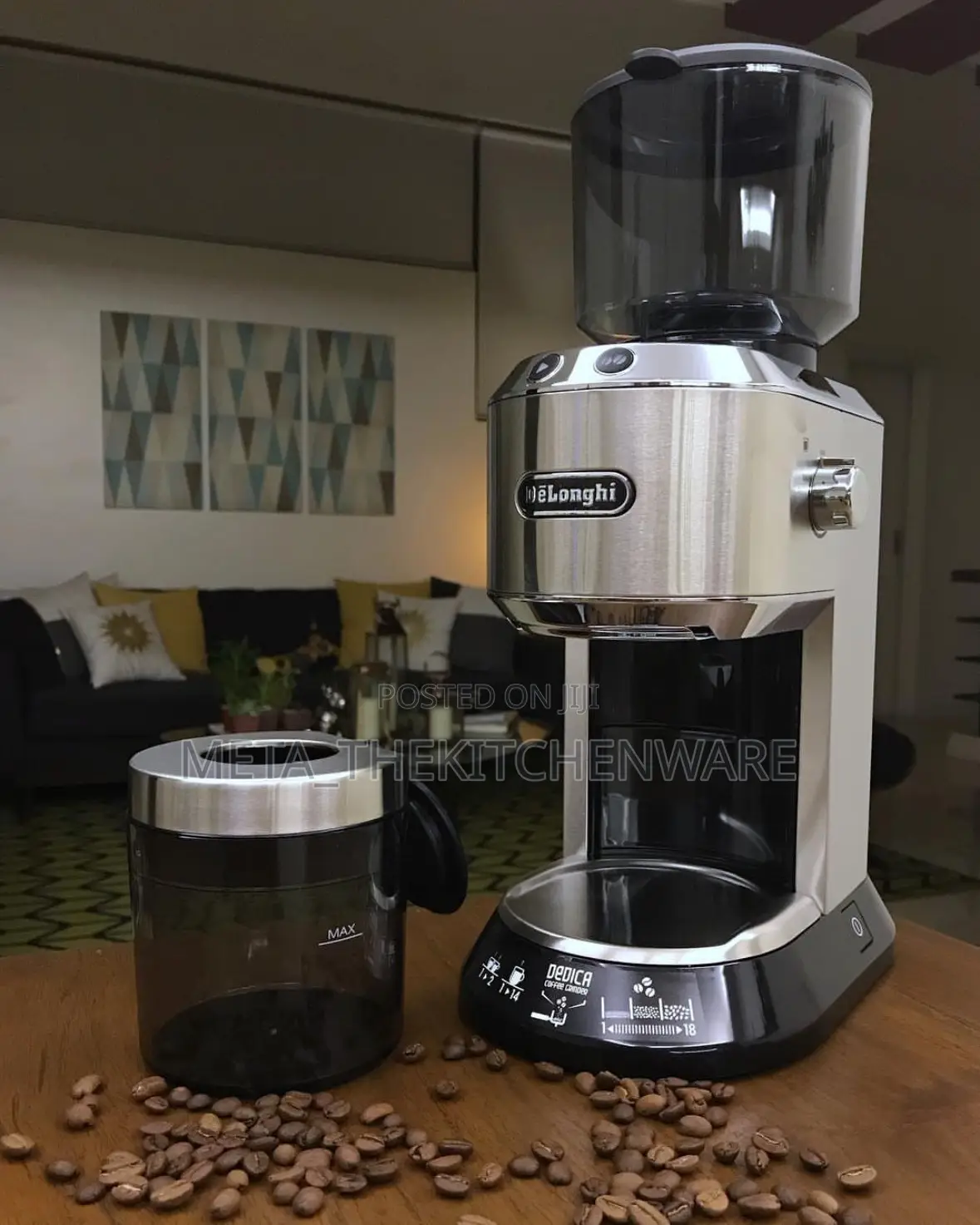 De'longhi Digital Coffee Grinder Kg521m