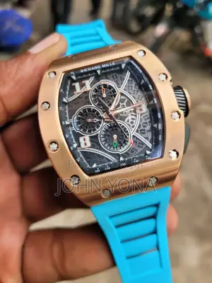 Richard Mille Watch Light Blue
