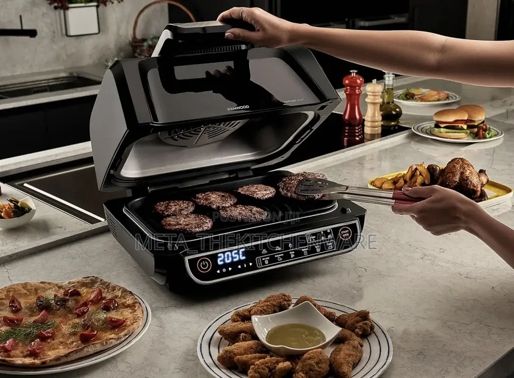Kenwood Airfryer With Grill 8l 1700w Ghf40.000bk