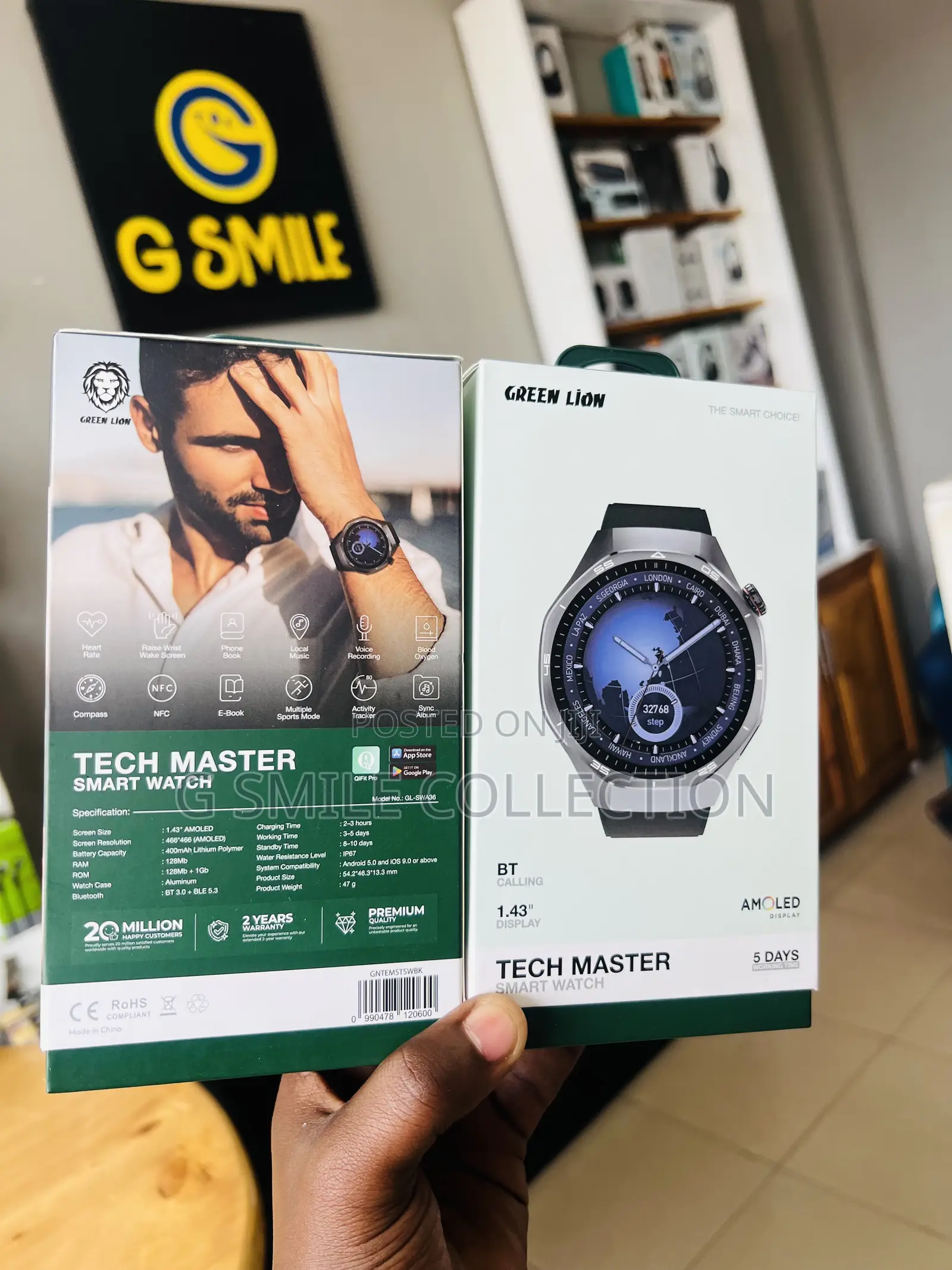Green Lion Tech Master Smart Watch