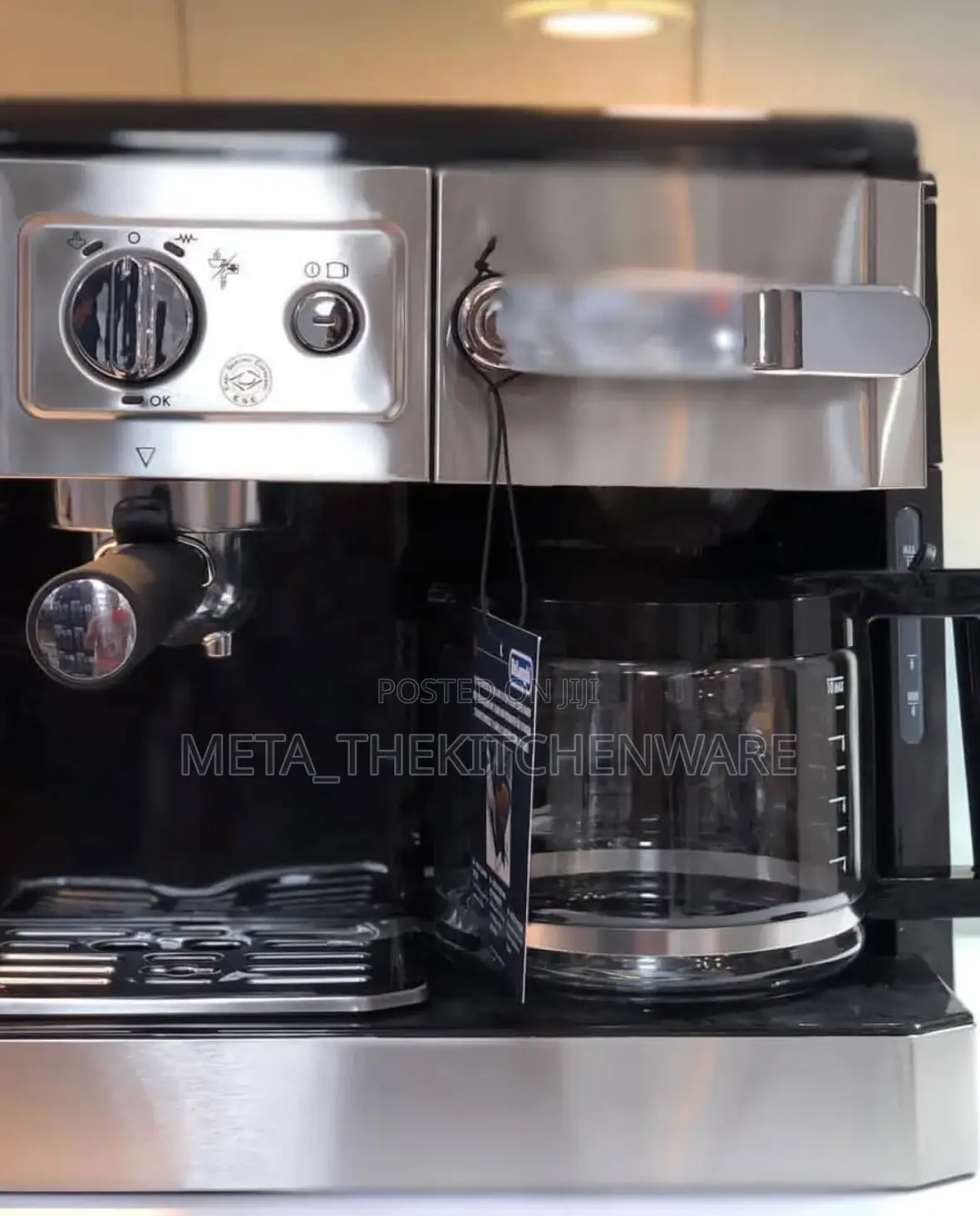 De'longhi Combi Coffee Machine 1750w Pump Espresso Drip Coffee Maker