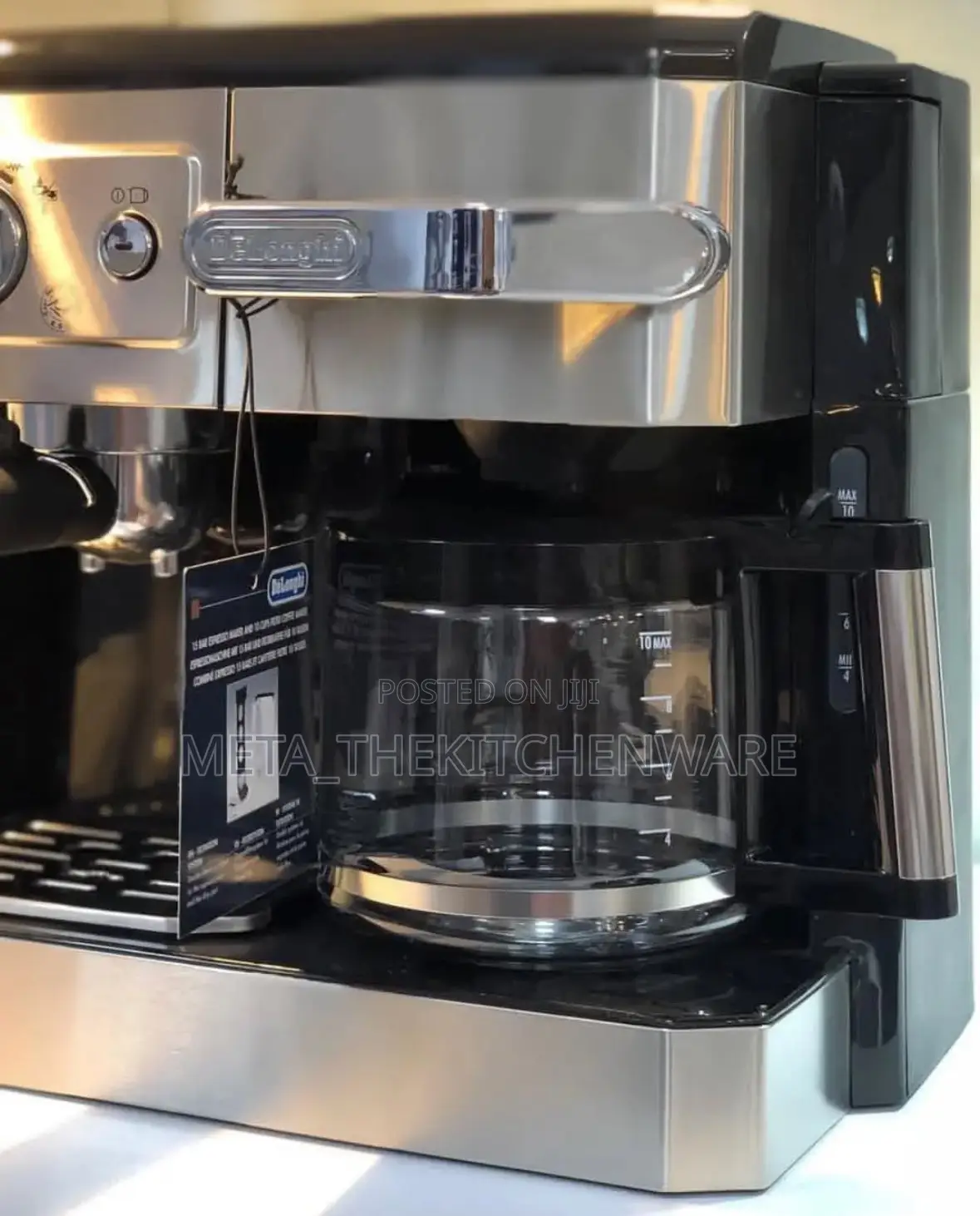 De'longhi Combi Coffee Machine 1750w Pump Espresso Drip Coffee Maker