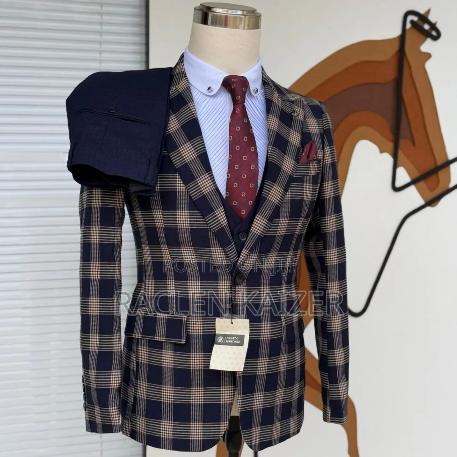 Plaid Pattern Suits