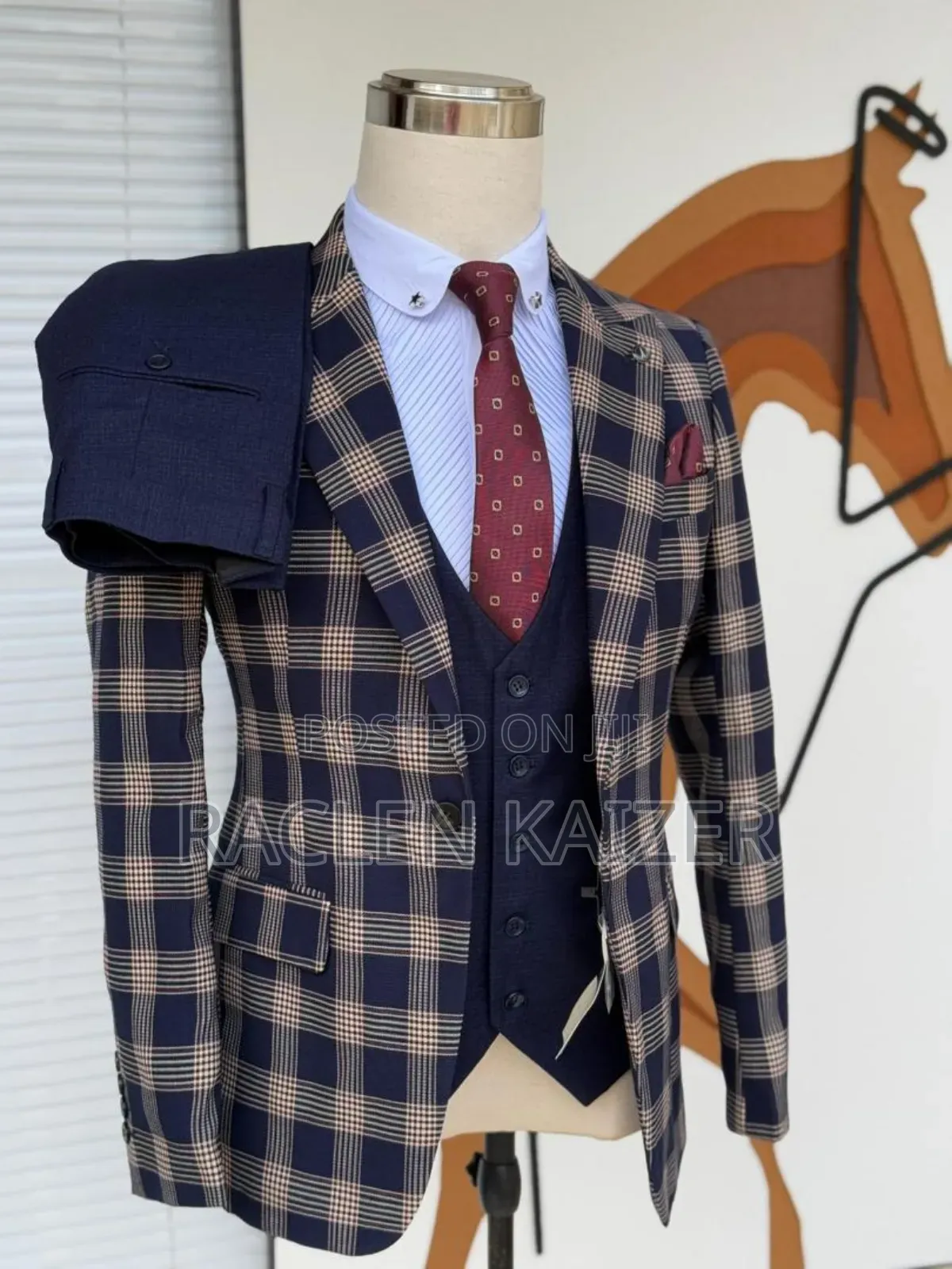 Plaid Pattern Suits