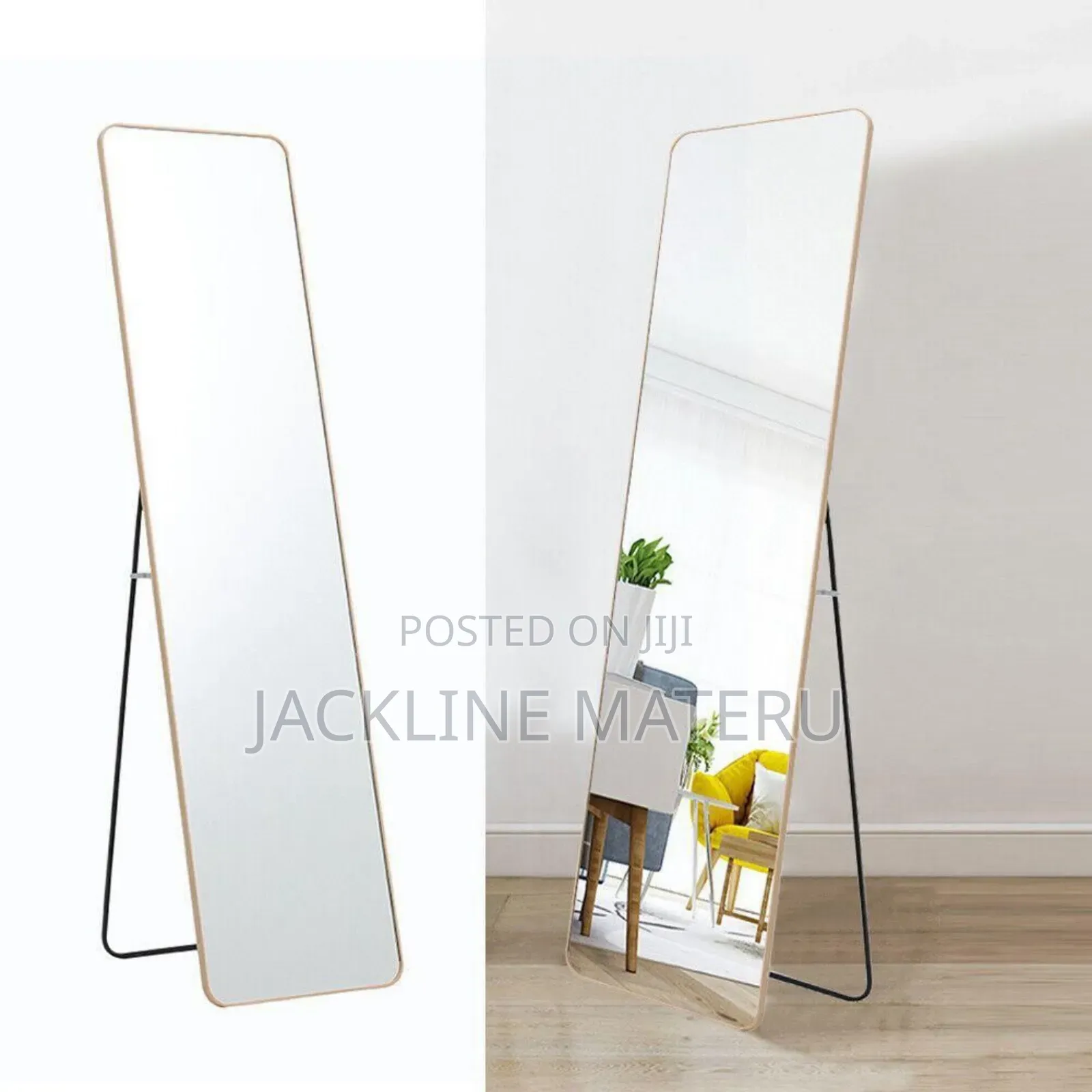 Mirror 2pcs Colour Gold and Black
