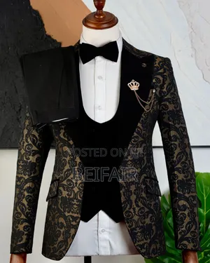 Black and Gold Suit
