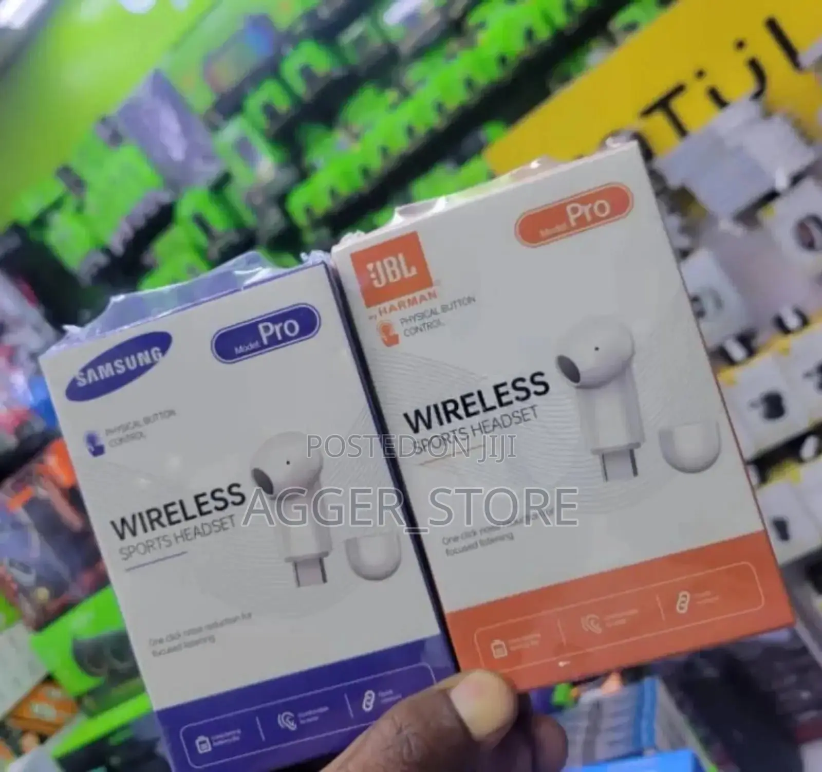 Samsung and JBL Pro Wireless Pod (Mini)
