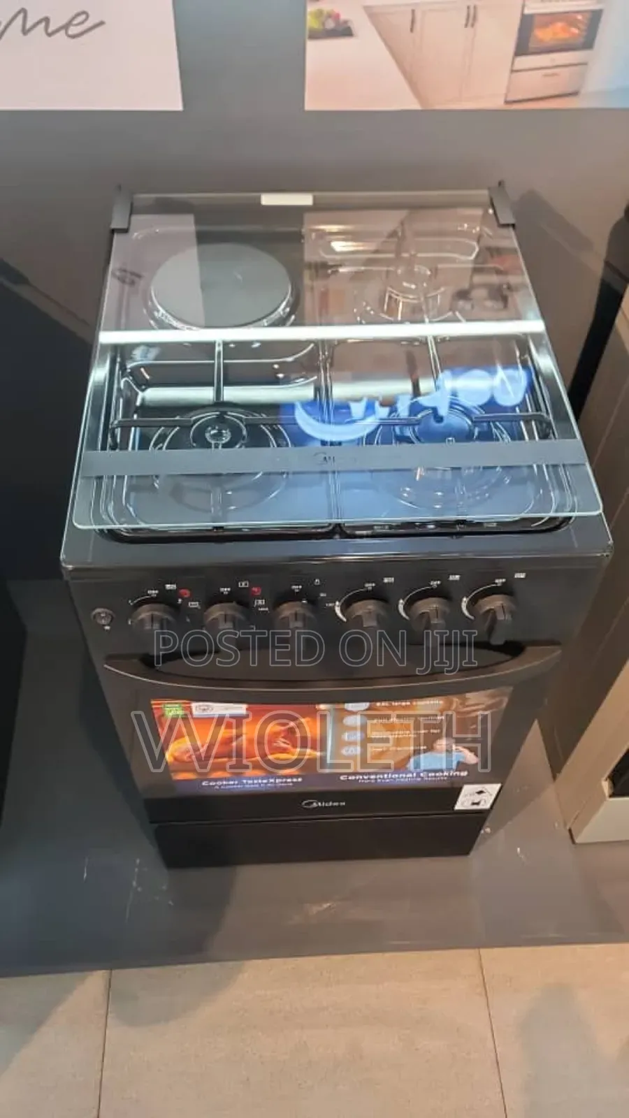 3 Plates Gas +1 Electric Oven Electric