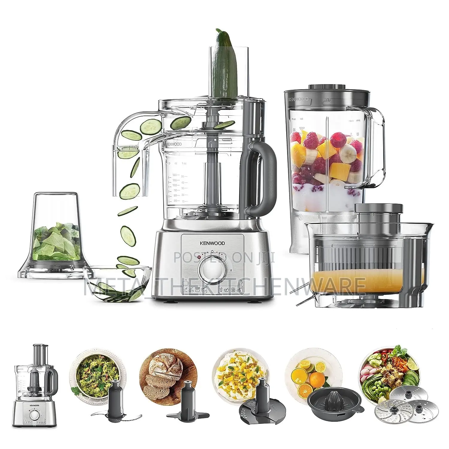 Kenwood Multipro Compact All-in-1 System Food Processor 3l 1000w