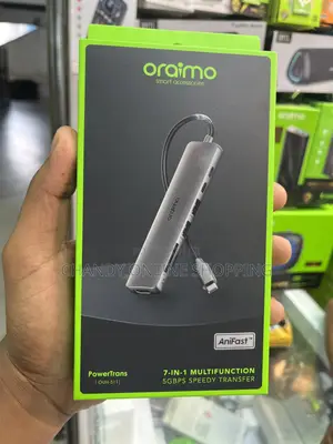 Oraimo Powertrans 7-in-1 Multifunction Usb Hub.