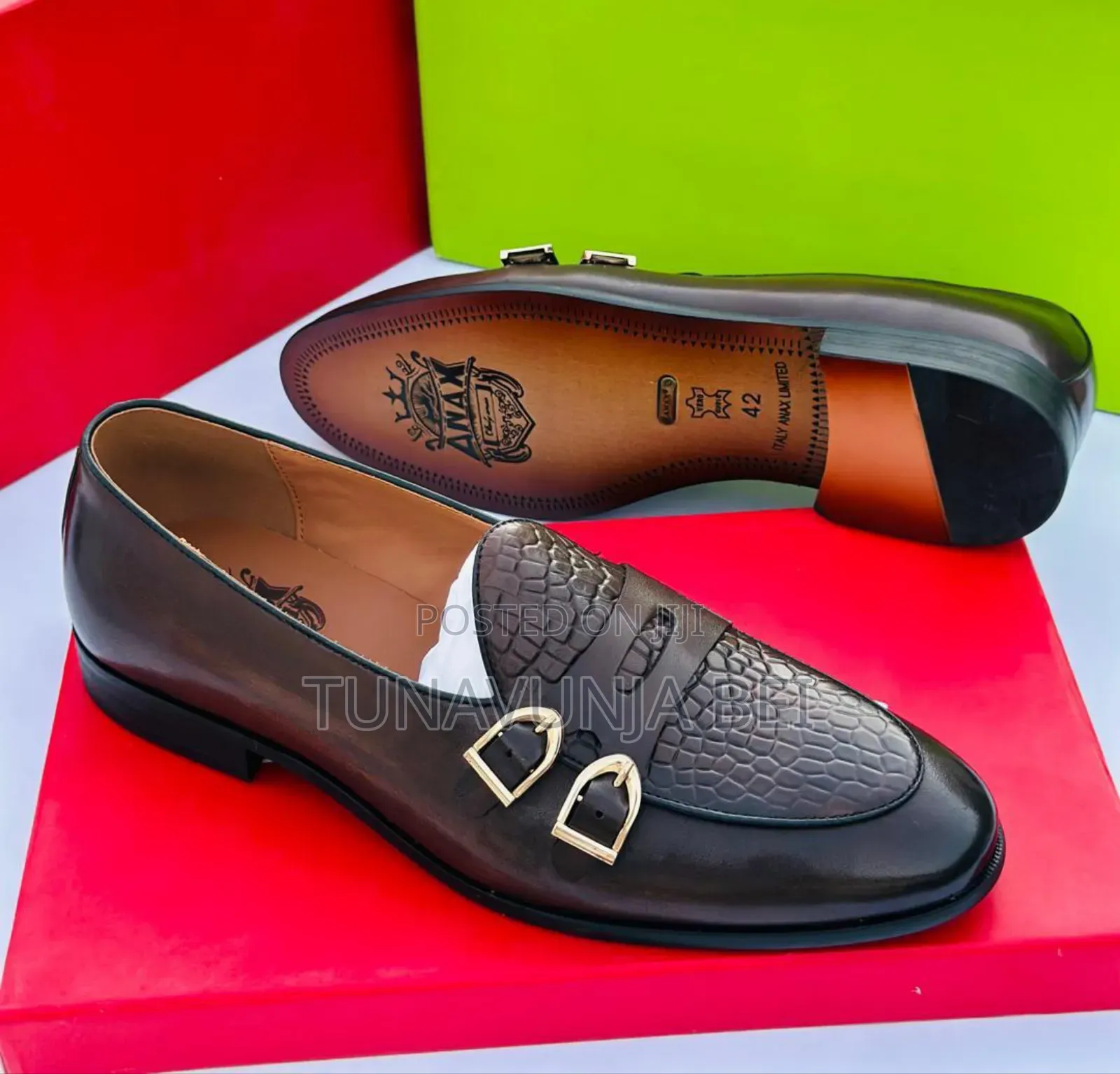 Anax Brand / Pure Leather Shoes 