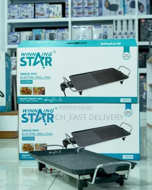 Winning Star Electric Smokeless Indoor BBQ Grill Plate – Non-Stick